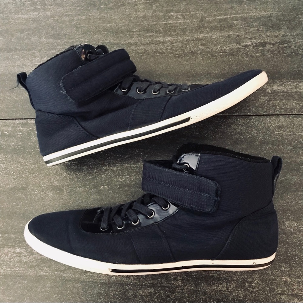 Aldo Blue High Top Sneakers
